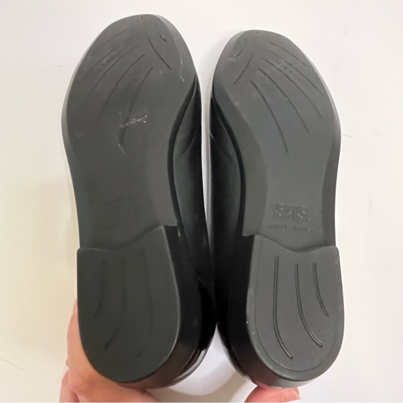 SAS Coco Tripad Comfort Women's Black Leather Patent Bow Slip On Flats Size 8 W - Picture 11 of 15